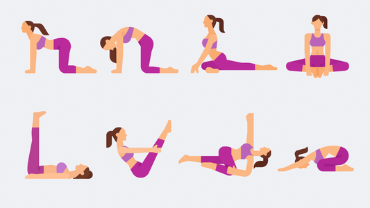 8 Positions to Help with Period Cramps