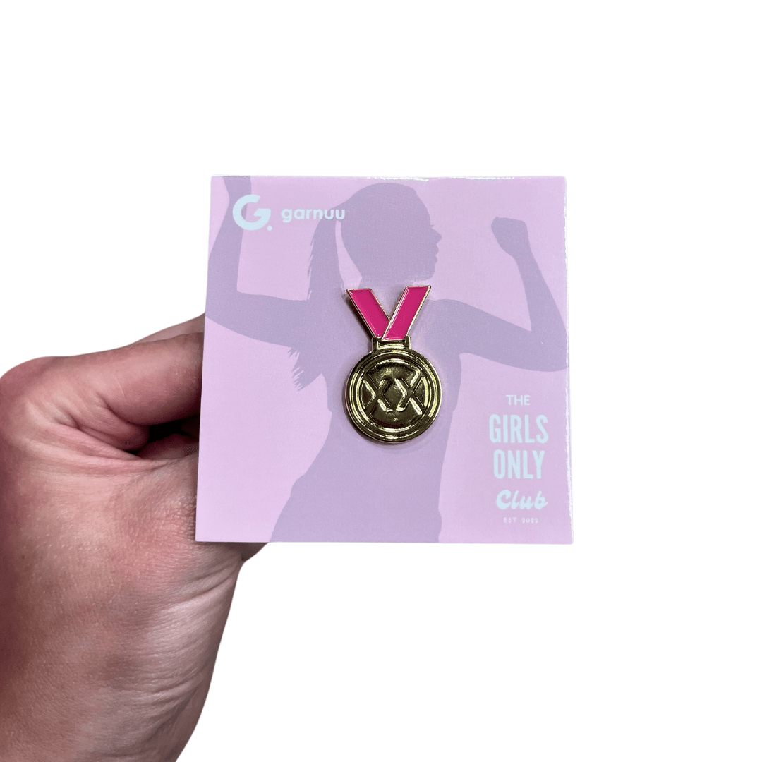 Garnuu XX Chromosome Gold Medal Enamel Pin