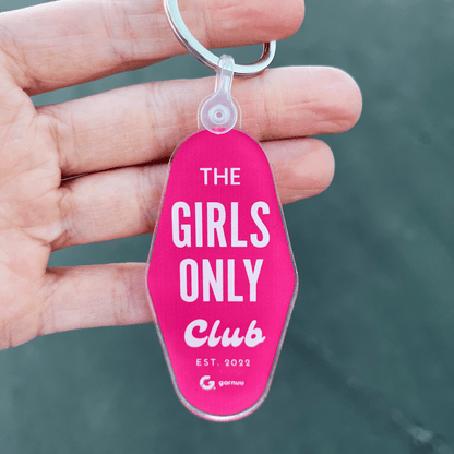 Garnuu Girls Only Club Keychain