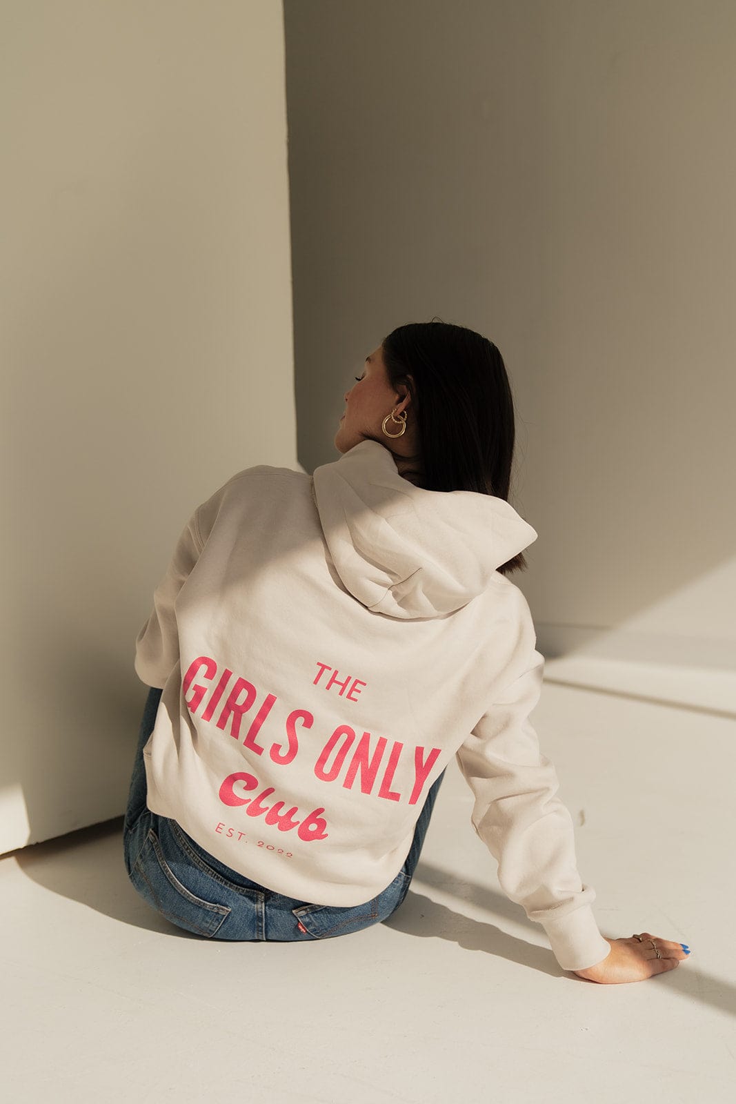 Limited Edition Girls Only Club Hoodie - Bone