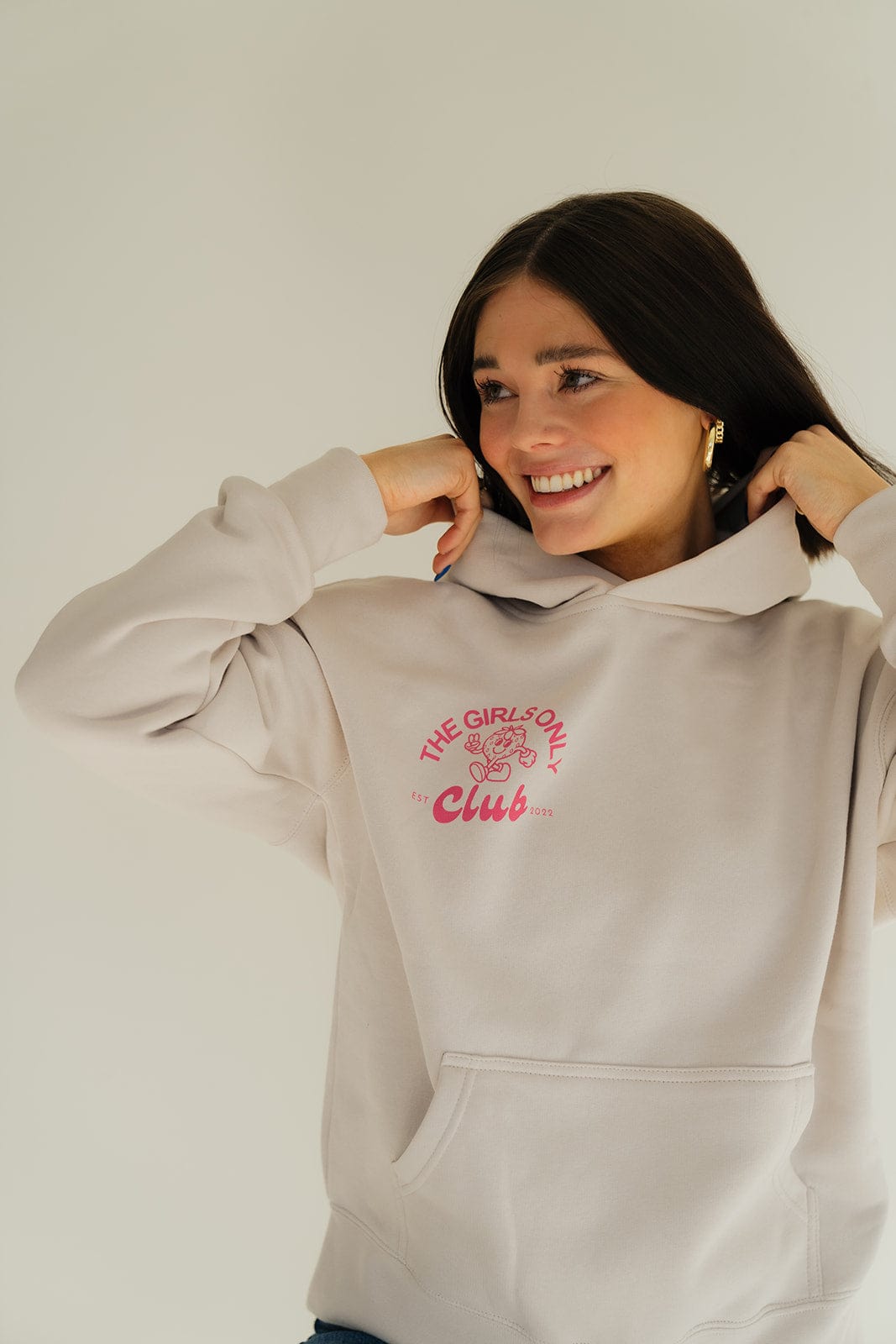 Limited Edition Girls Only Club Hoodie - Bone