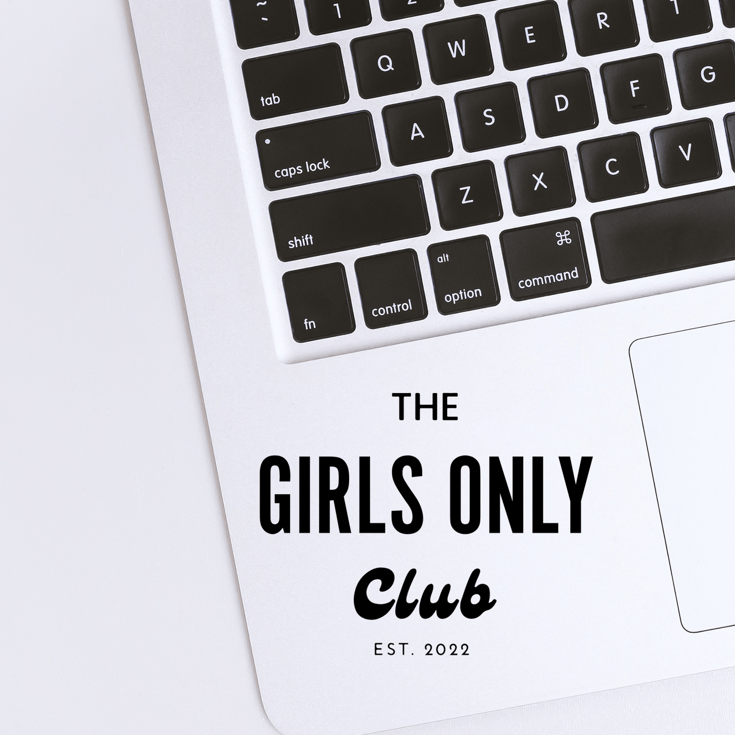 Garnuu Decorative Stickers The Girls Only Club - Die Cut Sticker