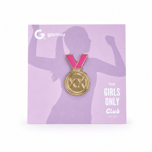 Garnuu XX Chromosome Gold Medal Enamel Pin
