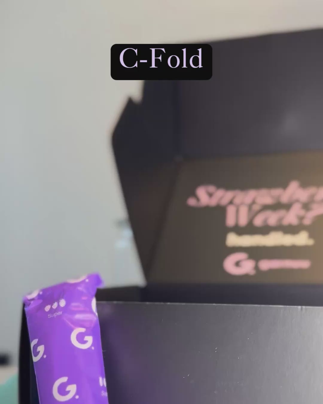 menstrual cup c fold