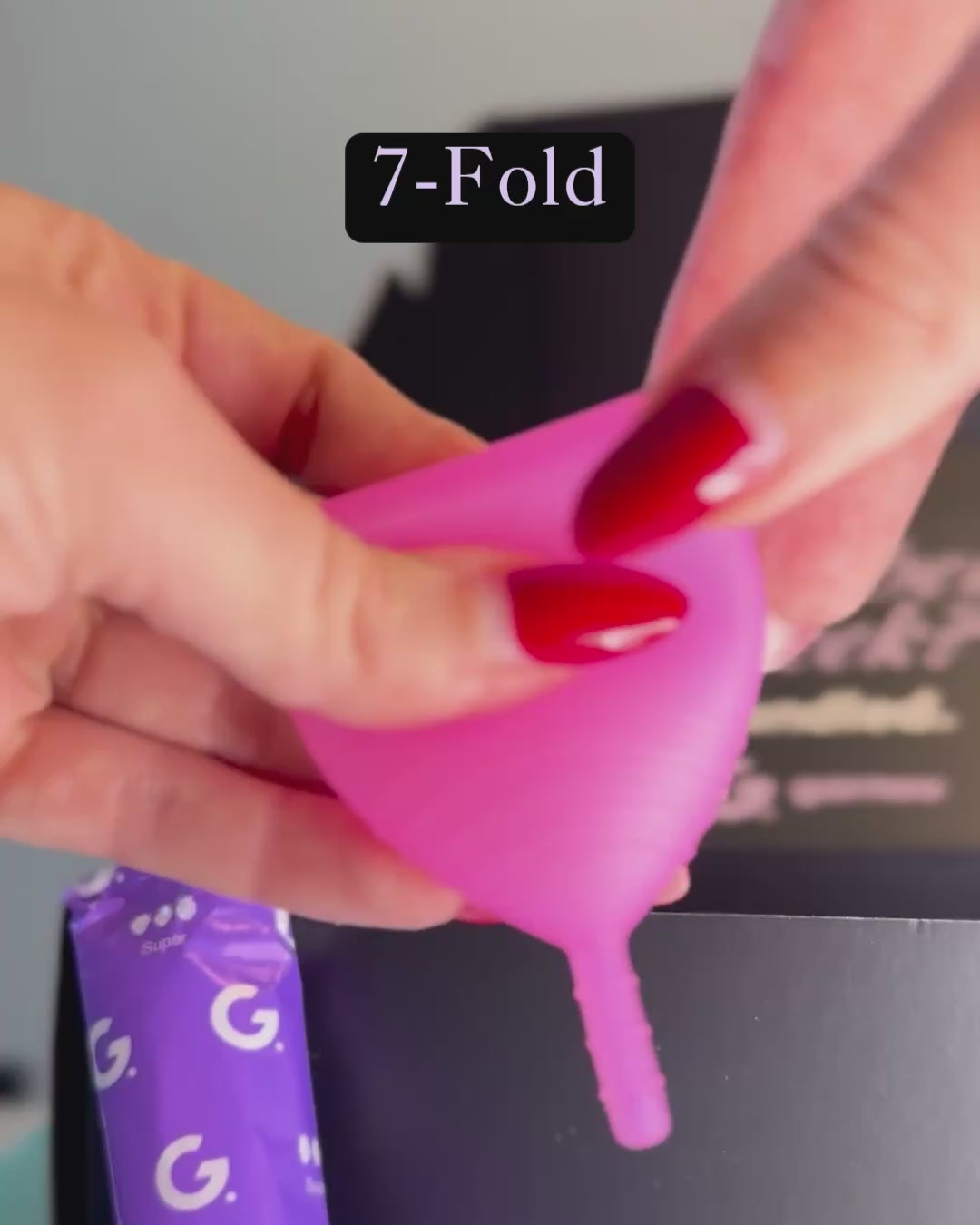 Menstrual Cup 7 Fold
