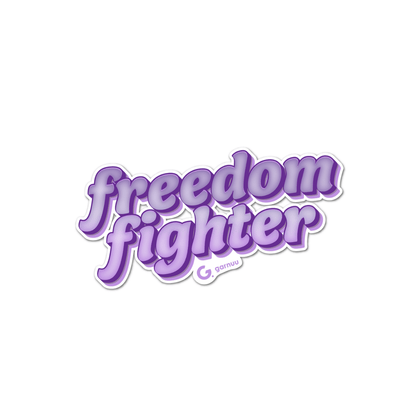 Garnuu Decorative Stickers Freedom Fighter - Die Cut Sticker