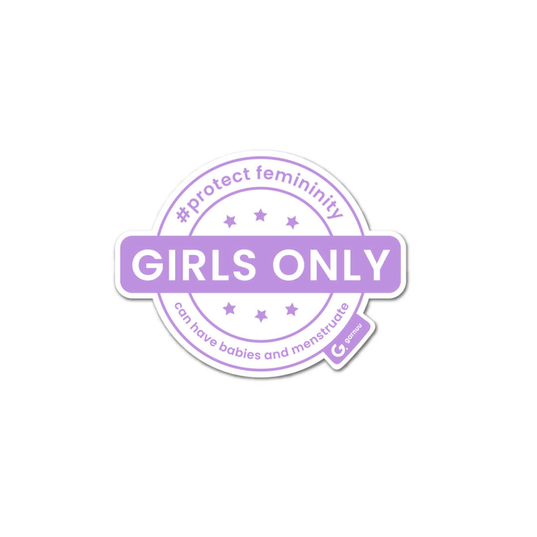 Garnuu Decorative Stickers Girls Only - Die Cut Sticker