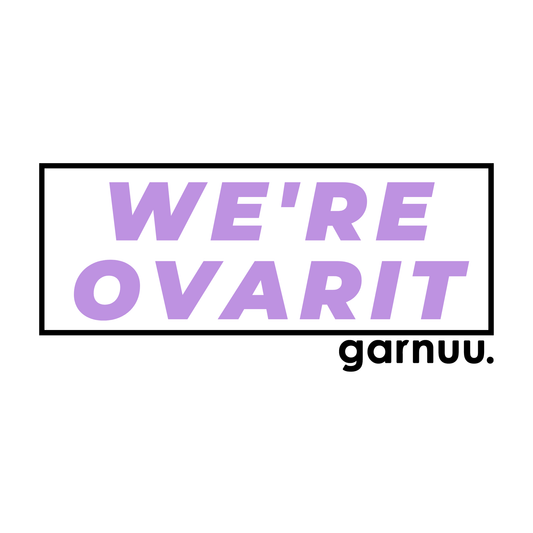 Garnuu Decorative Stickers We're Ovarit - Die Cut Sticker