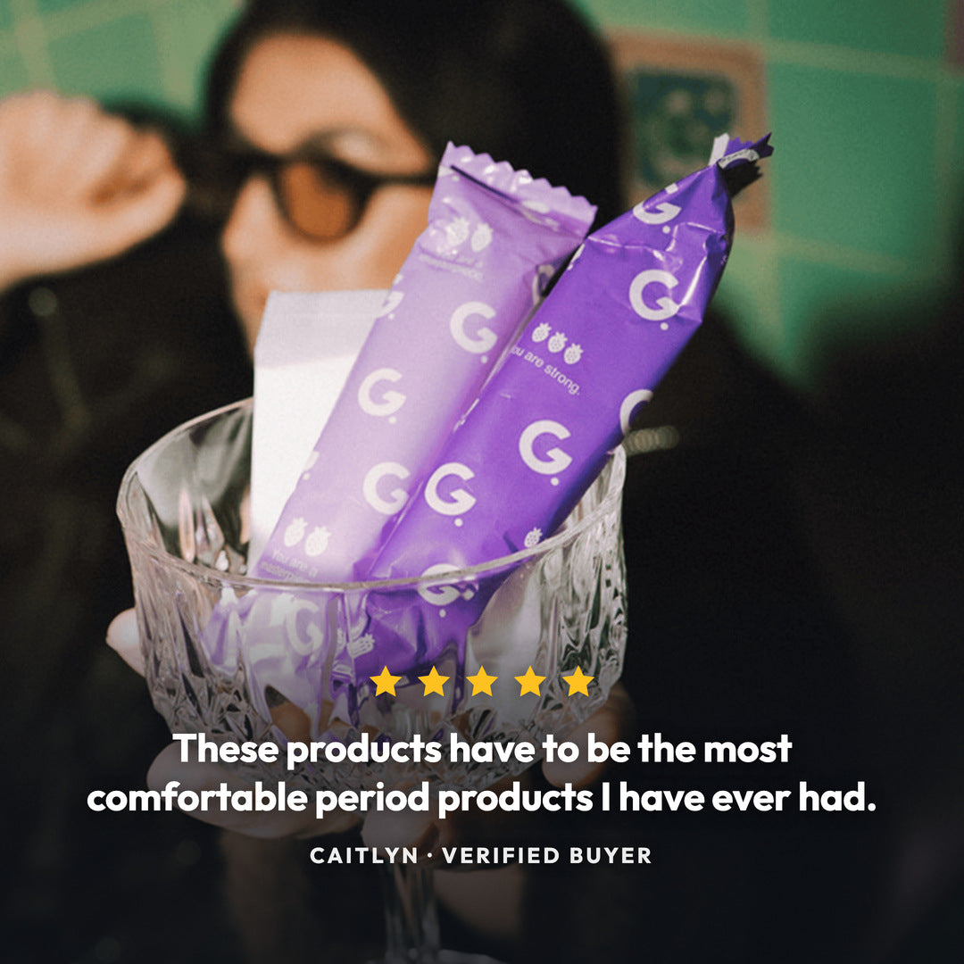 Five stars. These products have to be the most comfortable period products I have ever had. Caitlyn, verified buyer
